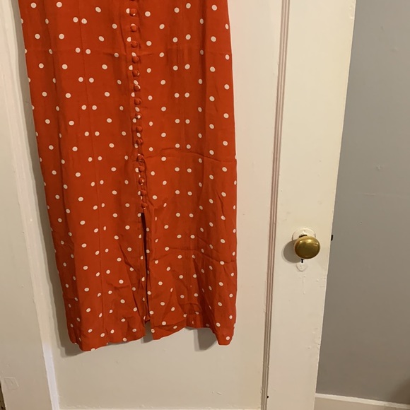 β¨ Anthropologie Sweetheart Button-Front Dress Sz 10 - Picture 7 of 10